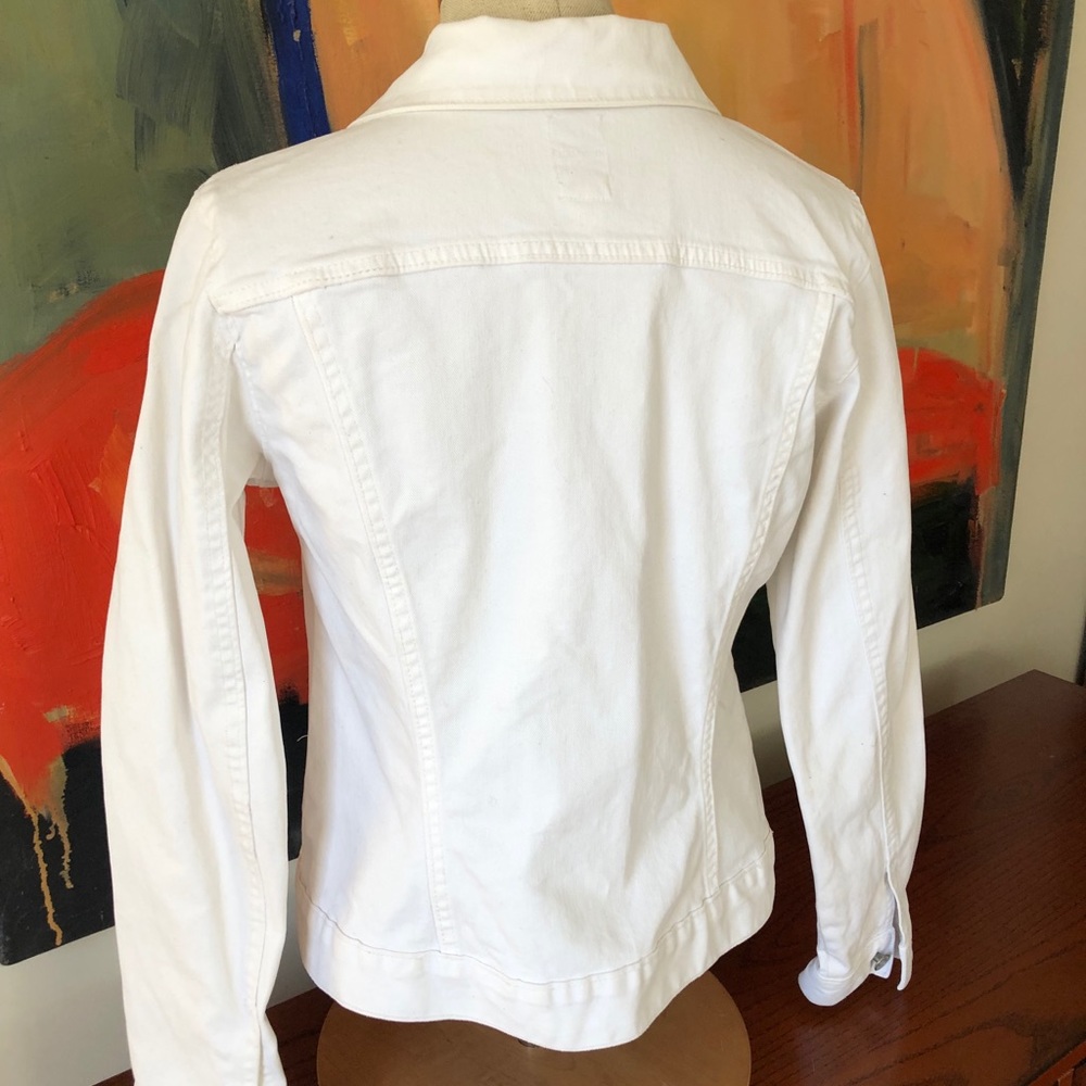 White Jean jacket - Picture 2 of 3
